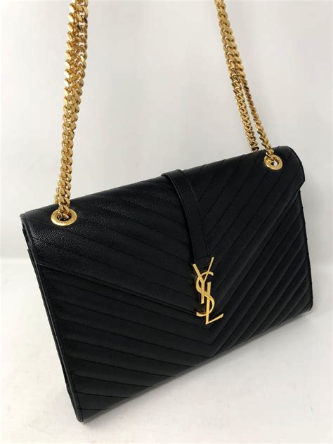 ysl purse all black.